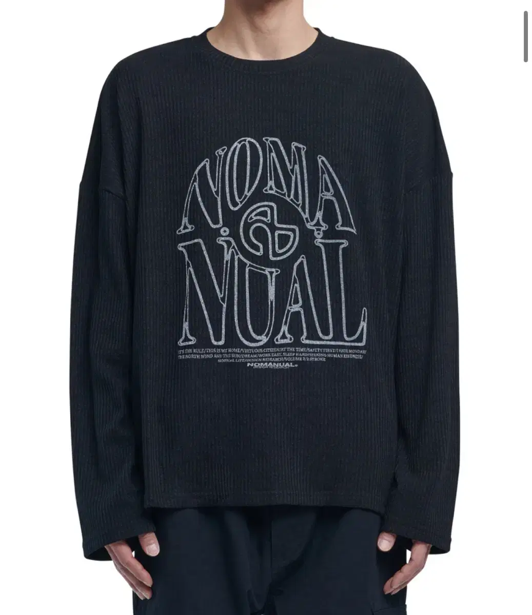 노매뉴얼 S.N.A KNIT LONG SLEEVE